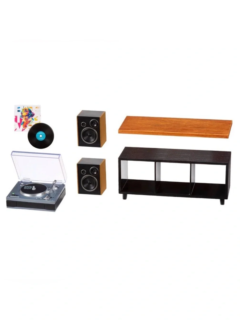 MGA’s MiniVerse Real Music Record Player Playset